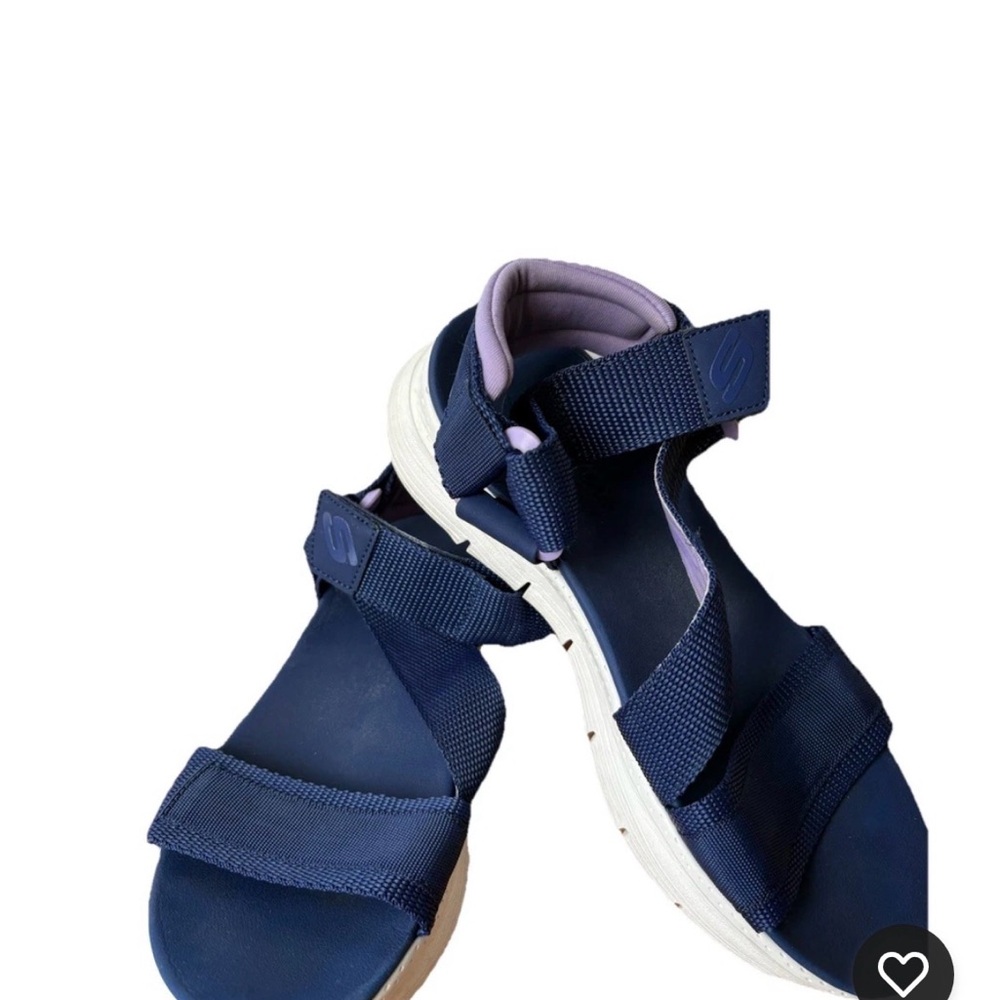 Skechers Comfoet Navy Blue Sandals